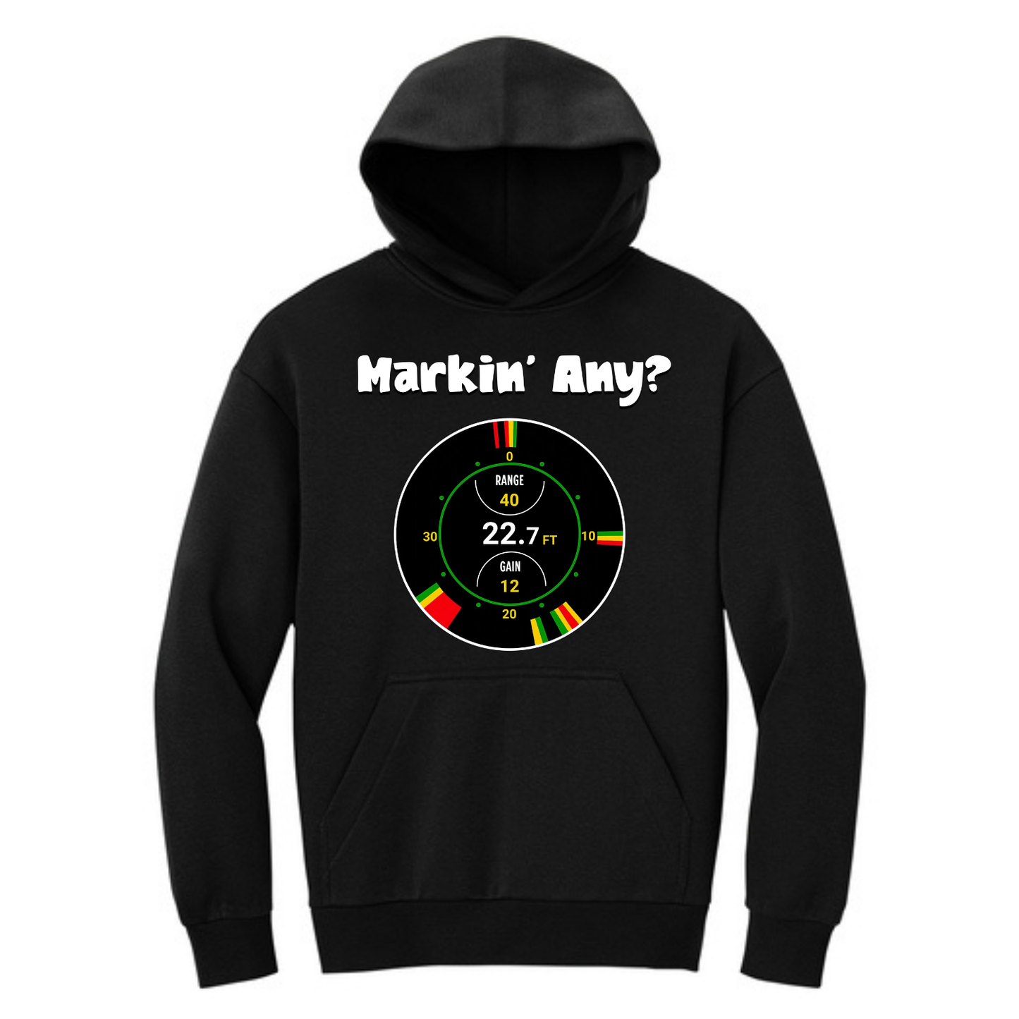 "Markin' Any?" Heavyweight Fleece Hooded Sweatshirt