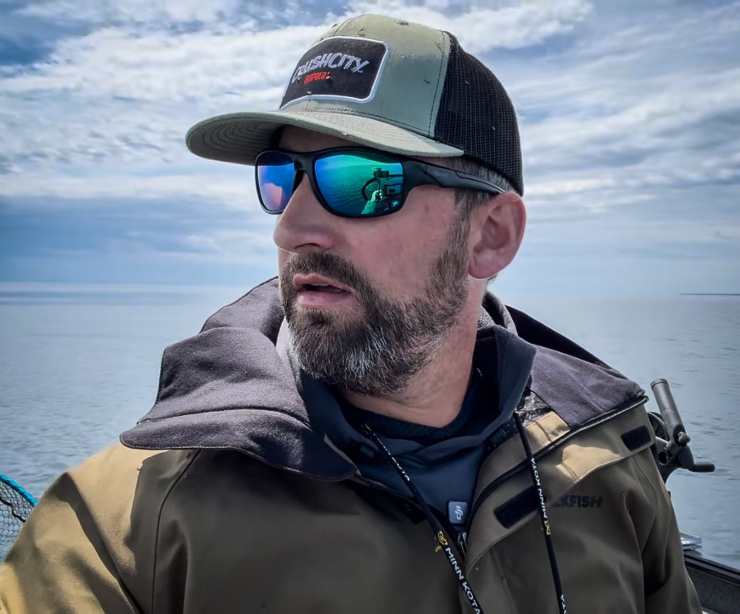 RLVNT Navigator Frame Sunglasses - Chameleon Tech/Green Mirror Lenses