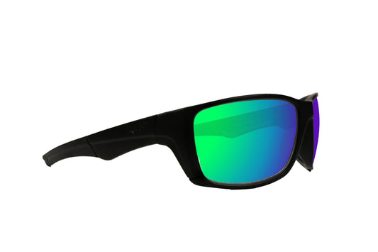 RLVNT Advantage Frame Sunglasses - Chameleon Tech/Green Mirror Lenses (larger frame)
