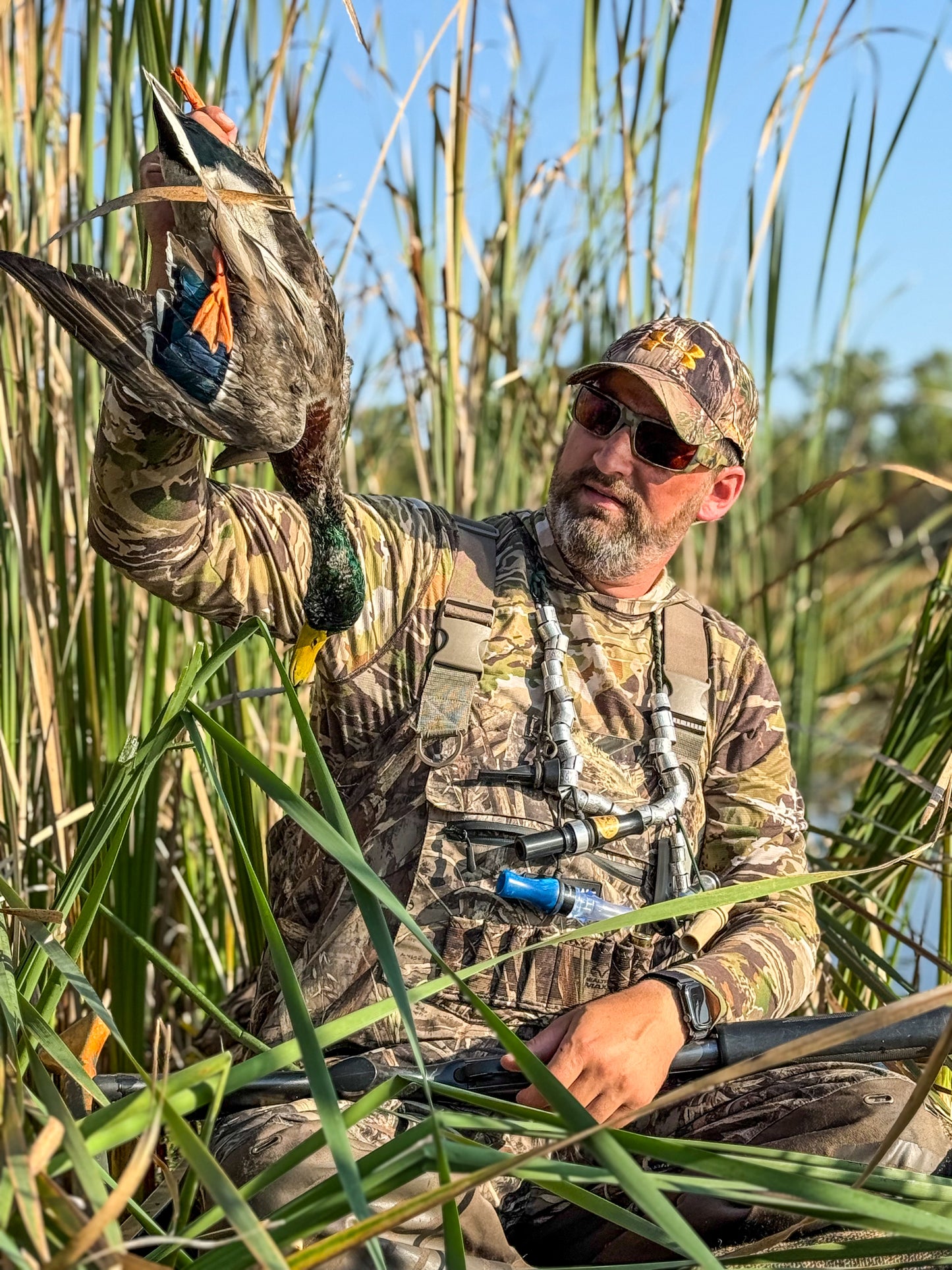 RLVNT Renegade Camo Frame Sunglasses - Chameleon Tech/Stealth Lenses